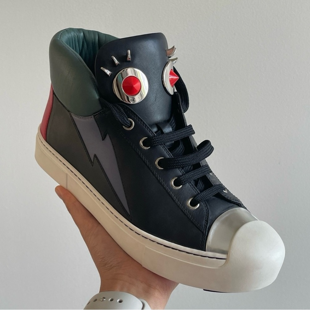 Fendi High-Top Sneakers Monster